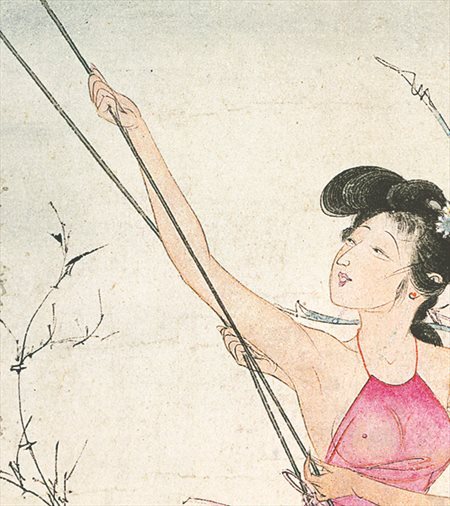 溆浦-胡也佛的仕女画和最知名的金瓶梅秘戏图